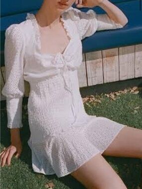 HANSEN & GRETEL - ROSLYN DRESS - DAISY ANGLAISE Size XS